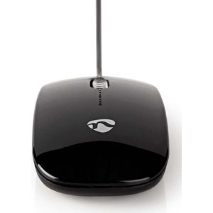 Nedis - Bedrade Muis - Zwart - 1000 DPI - 1,20 m