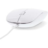 Nedis - MSWD200 - PC-Muis - Wit - Bedraad - 3 Knoppen - 1000 DPI