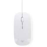 Nedis - MSWD200 - PC-Muis - Wit - Bedraad - 3 Knoppen - 1000 DPI