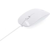 Nedis - MSWD200 - PC-Muis - Wit - Bedraad - 3 Knoppen - 1000 DPI