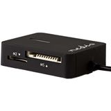Nedis - USB Cardreader - Zwart - USB-A - 5 Kaartsleuven