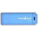 Nedis - USB Stick - 32 GB - Blauw - USB A - USB 2.0