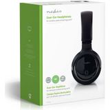 Nedis - HPRF200BK - Draadloze Hoofdtelefoon - Zwart - Plastic