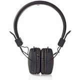 Nedis - Bluetooth On-Ear Hoofdtelefoon - Zwart - Draadloos Met Microfoon