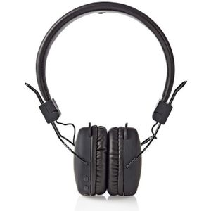 Nedis - Bluetooth On-Ear Hoofdtelefoon - Zwart - Draadloos Met Microfoon