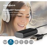 Nedis - Bluetooth Audio Transmitter - Zwart - 3,5mm Jack