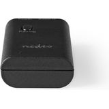 Nedis Bluetooth® Zender - 1x 3,5 mm - AptX™ Low latency / AptX™ / SBC - Max. 2 Apparaten - Zwart