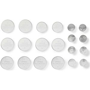 Nedis multiverpakking knoopcel-batterijen / 20 stuks