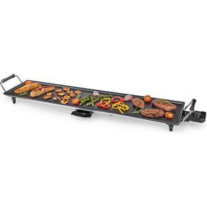 Nedis Teppanyaki Tafelgrill - Bakoppervlak (l x b): 90 x 23 cm - 5 Warmte Standen
