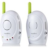 Nedis - Draadloze Babyfoon - Groen/Wit - 2 Stuks - 300 Meter Bereik