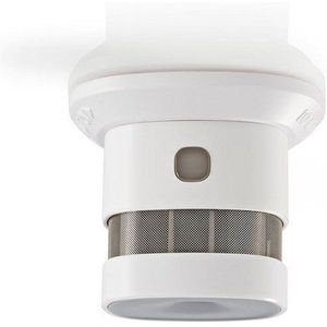 Rookmelder - Geïntegreerde Batterij - Extra Compact - 85dB - 60mm - Wit