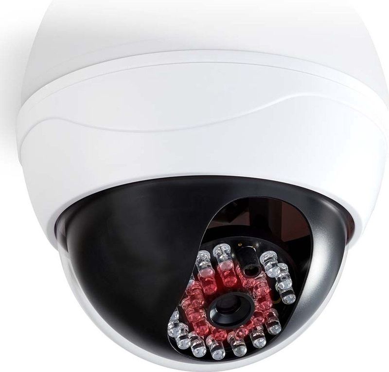 Nedis Dummy Beveiligingscamera - Dome - Batterij Gevoed - Binnen - Wit