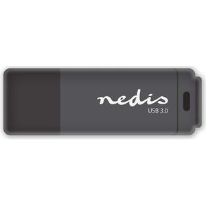 Nedis Flash Drive | 128 GB | USB Type-A | 80 MB/s | 10 MB/s | 1 stuks - FDRIU3128BK FDRIU3128BK