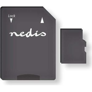 Nedis - Micro SDXC Kaart - 128 GB - Class 10 UHS-I - Inclusief Adapter