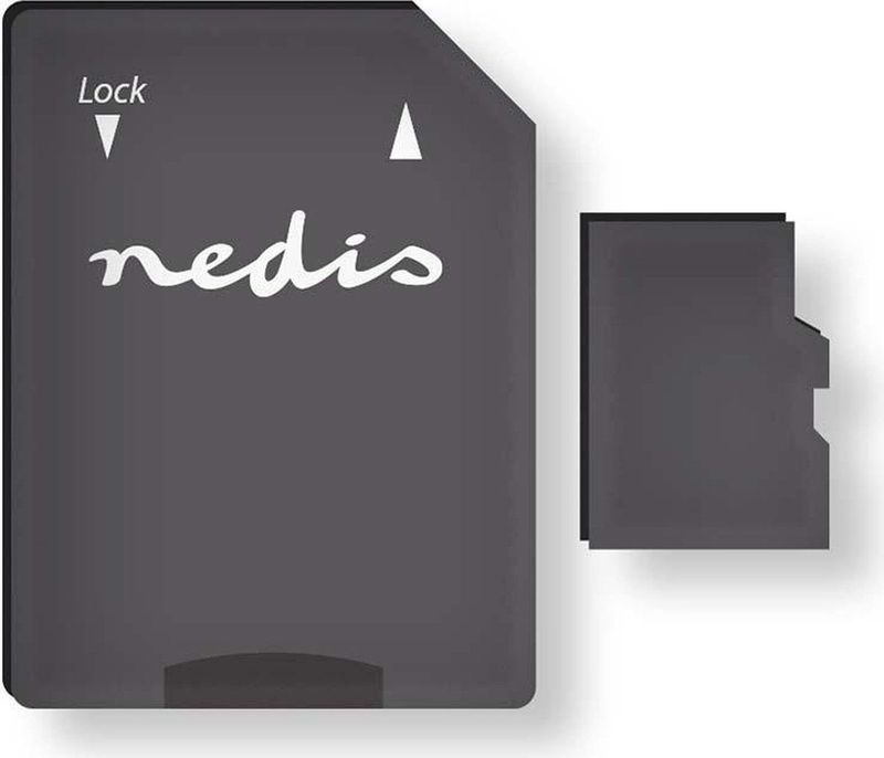 Nedis - Micro SDXC Kaart - 128 GB - Class 10 UHS-I - Inclusief Adapter