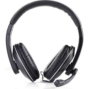 Nedis comfortabele stereo over-ear headset - 2x 3,5mm Jack / zwart - 2 meter