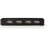 USB hub 2.0 actief met voeding (7-poorts)