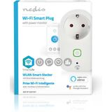 Smart Plug - Draadloos - Wit - Stroommeter - App bediening