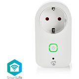 Smart Plug - Draadloos - Wit - Stroommeter - App bediening