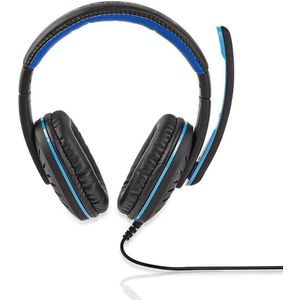 Nedis Gaming Headset - Over-Ear - Stereo - 2x 3.5mm - Opvouwbare Microfoon