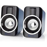 Nedis - Gaming XYAGOS 2.0 - PC-luidspreker Set - Zwart - ABS Kunststof