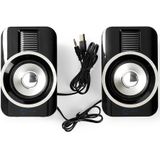Nedis - Gaming XYAGOS 2.0 - PC-luidspreker Set - Zwart - ABS Kunststof