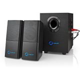 Nedis - 2.1 Gaming Speaker - Zwart - USB - 30W