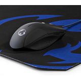 Nedis - YESAQUA - Bedrade USB Muis en Medium Muismat Set - Zwart - 1,5 Meter