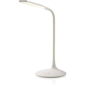 LED Bureaulamp Op Batterij - Oplaadbaar - Dimbaar - 250 Lm - Warm Tot Koel Wit - Wit
