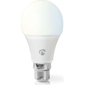 Slimme Wifi B22 LED Filamentlamp - A60 - 9W - Warm- en Koud Wit - 2700K tot 6500K - Wit