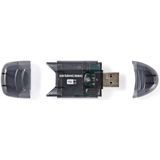 Nedis - USB Cardreader - USB-A Connector - 1 Kaartsleuf - Voor SD/MMC - USB2.0