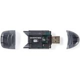 Nedis USB Cardreader met USB-A connector en 1 kaartsleuf - voor SD/SDHC/MMC - USB2.0