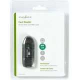 Nedis - USB Cardreader - USB-A Connector - 1 Kaartsleuf - Voor SD/MMC - USB2.0