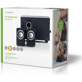 Luidsprekerset 2.1 - Zwart/Zilver - 33 Watt