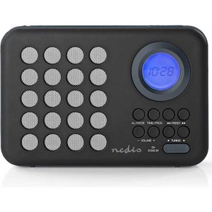 Nedis FM-Radio | AUX - USB - Micro SD 3W | Zwart