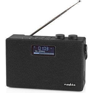Nedis DAB+ Bluetooth radio 15W / zwart