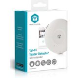 Nedis SmartLife Water Detector - Wi-Fi - Batterij Gevoed - Verlenging inbegrepen - Max. batterijduur: 24 Maanden - 50 dB - Wit