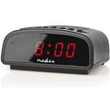 Nedis Digitale Bureau-Wekker - LED-Scherm - Snoozefunctie - Nee - Zwart