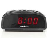 Nedis Digitale Bureau-Wekker - LED-Scherm - Snoozefunctie - Nee - Zwart