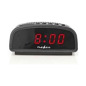 Nedis Digitale Bureau-Wekker - LED-Scherm - Snoozefunctie - Nee - Zwart