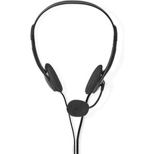 Nedis PC-Headset On-Ear 2x 3,5 mm Connectoren 2,0 m Zwart