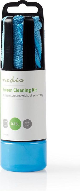 Nedis - Schermreiniger - 150 ml - Alcoholvrij - Inclusief Microvezeldoek