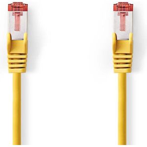 Netwerkkabel | Cat6 S/FTP | 10 meter (100% koper, LSZH, Geel)