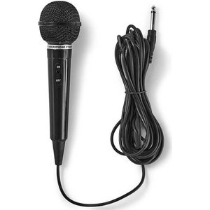 Nedis Bedrade Microfoon | 5 m | 80 Hz | 1 stuks - MPWD01BK MPWD01BK
