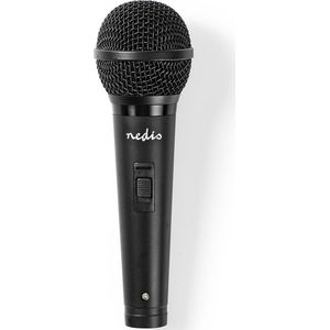 Nedis - Draadgebonden Microfoon - Cardioïde - Zwart - Met Aan/Uit Schakelaar