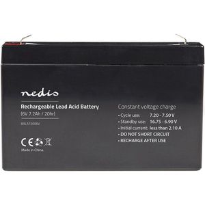 Nedis oplaadbare loodaccu | 6V | 7200 mAh