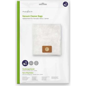 Nedis Stofzuigerzak | 10 Stuks | Synthetisch | voor Numatic | Wit | 1 stuks - DUBG120NUM10 DUBG120NUM10
