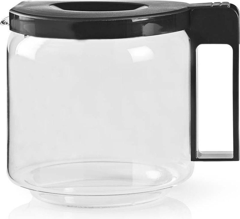 Nedis - KACM003CP - Glazen Koffiekan - Zwart - Glas / Plastic - Geschikt voor Moccamaster