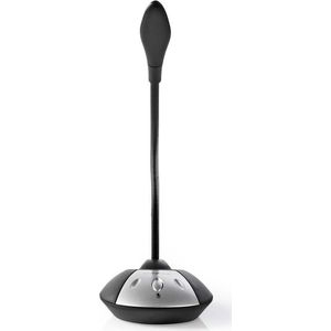 Nedis - Desk Microfoon - Zwart/Grijs - USB-A - 1,5 Meter