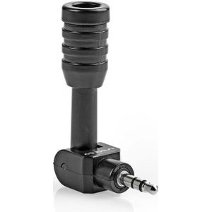 Nedis mini microfoon - 1x 3,5mm Jack / zwart